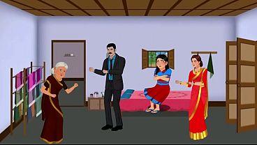 Bhootiya bahu ki kahani full 25 minute hindi horror story style animation
