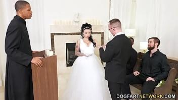 La boda de payton preslee se convierte en un duro trío interracial