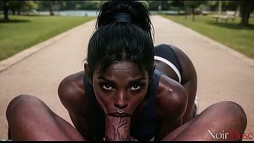 Una exuberante belleza de piel oscura practica sexo oral profundo y se traga hasta la última gota &lbrackia&rsqb